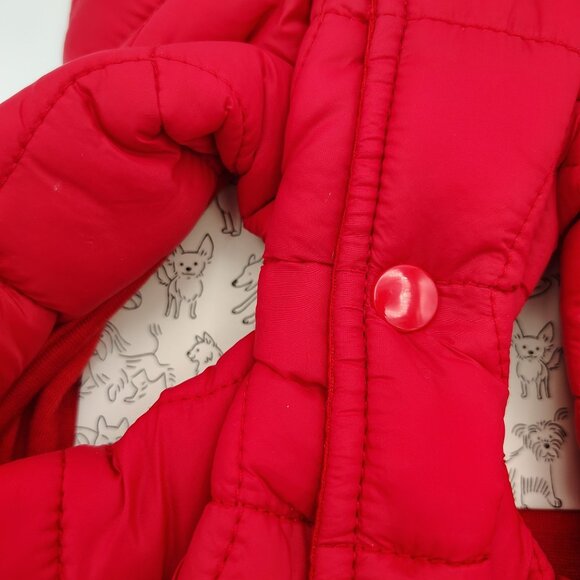 Pet Puffer Vest Size Small Cuddle Collab Red Cat Shih Tzu Bichon Frise Kitty - Picture 3 of 12